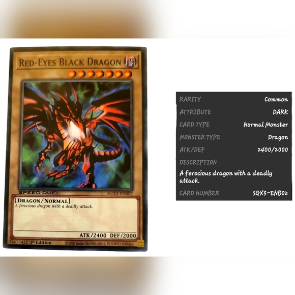 YU-GI-OH LOT OF 6 TAN ~ FAIRY ~ DRAGONS ~ FISH ~ REPTILE (NEW) - Picture 3 of 8